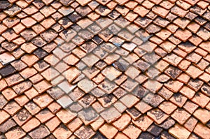 Old tile roof