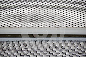 Old tile roof texture