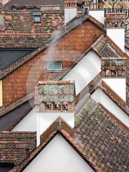 Old tiled houses