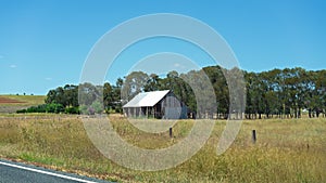 Old Timber Barn In The Australian Countryside