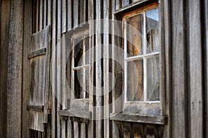 Old timber farm building