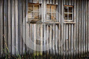 Old timber farm building