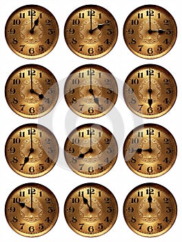 Old time clock hours