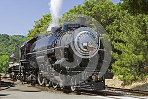 Old Time Steam Locomotive