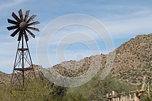 Old time windmill