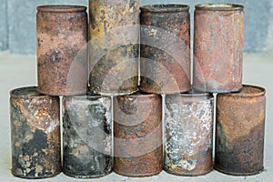 Old tin and rust photo