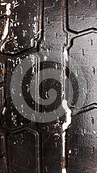 Old tire texture