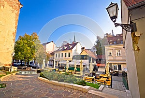 Old Tkalciceva street in Zagreb