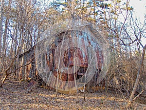 Old Tobacco Barn at Hanging Rock State Park