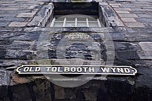 Old tolbooth wynd