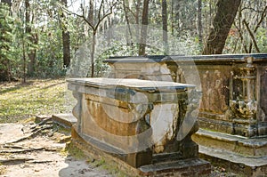 Old tombstones on South Carolina plantation