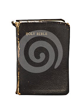 Old torn bible