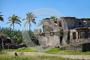 Old tourist resort decaying after the Caribbean hotel chain going bankrupt.