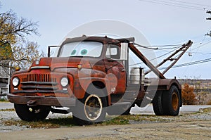 Vecchio trainare camion 