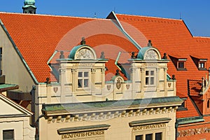 Old Towen Hall, The Astronomical Clock on Old Towen Square, Prague, Czech Republic