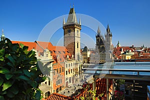 Old Towen Hall, The Astronomical Clock on Old Towen Square, Prague, Czech Republic photo