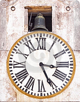 Old tower clock