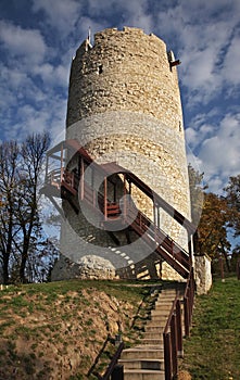 Old tower in Kazimierz Dolny. Poland