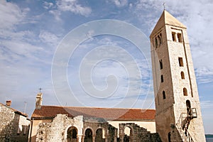 Old tower in Rab town