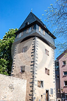 Old tower in Sachsenhausen disctrict photo