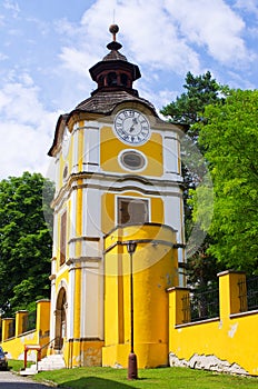 Stará věž ve městě Spišské Podhradie - Slovensko
