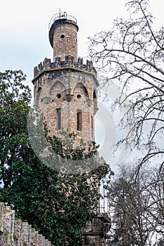 The old tower of the Torrigiani garden, in Florence photo