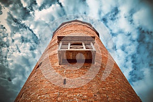 Old tower of the Turaida castle. Sigulda, Latvia photo