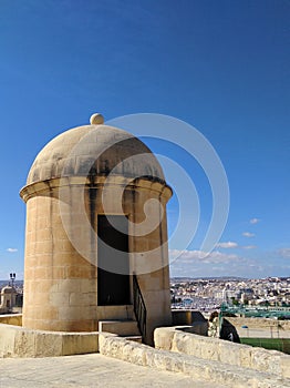 Old tower at Valetta Malta