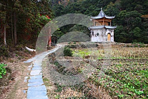 Old tower in village ,YanCun,Wuyuan