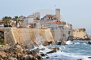 Old Town of Antibes, Cote d'Azur, France photo