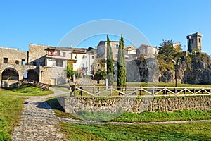 The old town of Aquino in the Lazio region, Italy.