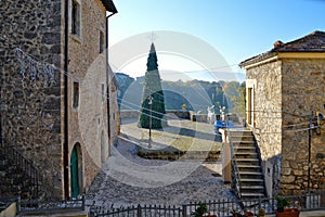 The old town of Aquino in the Lazio region, Italy.