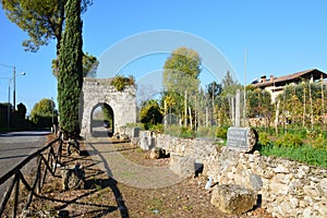 The old town of Aquino in the Lazio region, Italy.