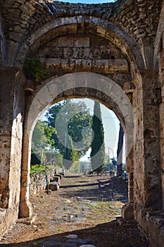 The old town of Aquino in the Lazio region, Italy.