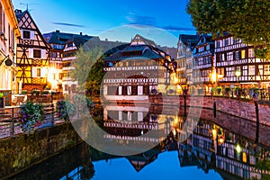 Old Town architecture in Strasbourg, France