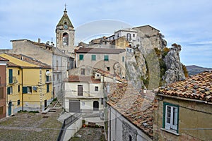 The old town of Bagnoli del Trigno in the Molise region, Italy.