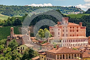 Old town of Barolo. photo