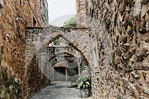 Old town Besalu near Gerona, Spain