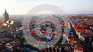 Old town in a birdview.