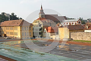The old town Brasov (Kronstadt), in Transilvania.