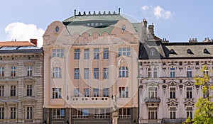 The old town of Bratislava the capital of Slovakia