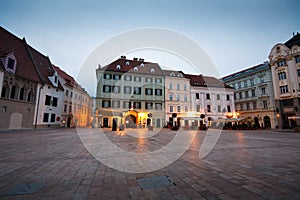 Old town in Bratislava.