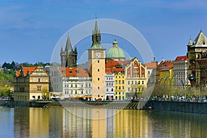 Old Town Brigde Tower, Charles Bridge, Old Buildings, Prague, Czech Republic