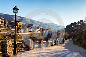 Old town of Cabezuela del Valle, Extremadura, Spain photo