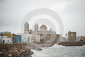 Old Town of Cadiz in Andalusia