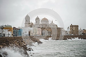 Old Town of Cadiz in Andalusia