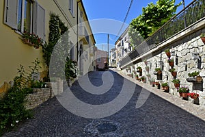 The old town of Cairano, Italy. photo