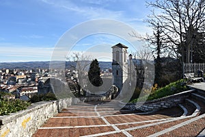 The old town of Campobasso, Italy.