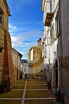 The old town of Campobasso, Italy.