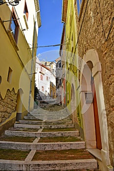 The old town of Campobasso, Italy.